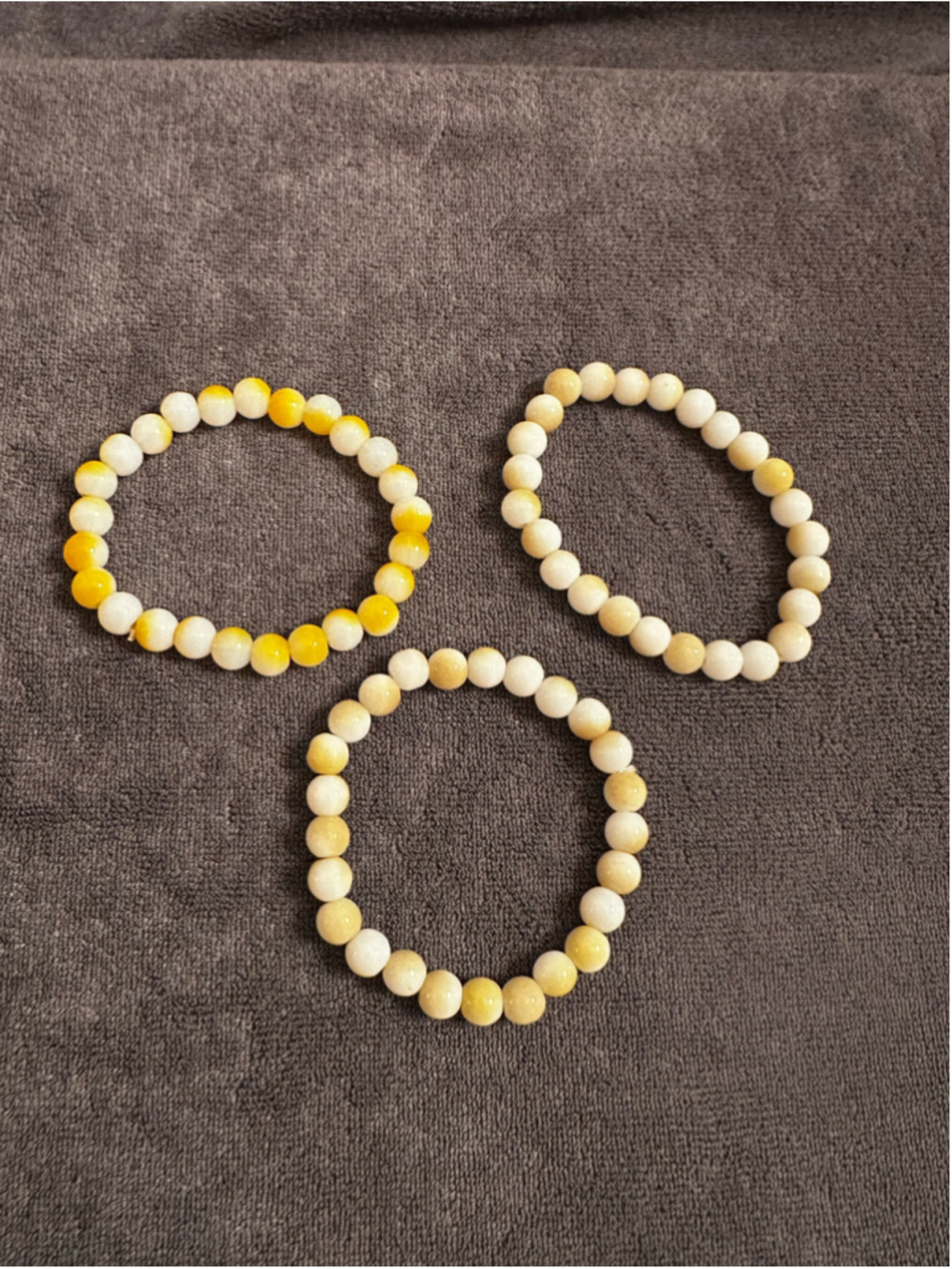 Unbranded Beaded Bracelet Trio Multi-color Set 4